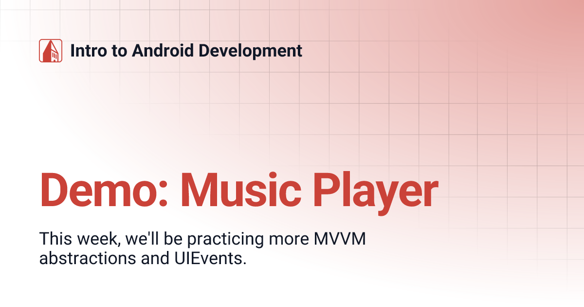 Demo Music Player Intro To Android Development